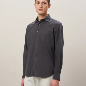 Chemise Homme en voile de coton Carbone Paul