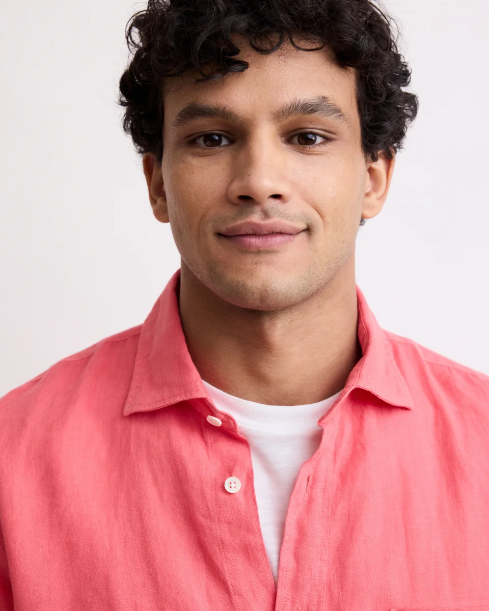 Chemise Homme en Lin Tangerine Paul – Image 3