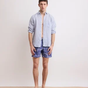 Maillot Homme Imprimé Bandana Indigo Swim