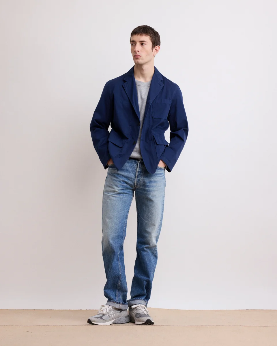 Veste Homme Chino Bleu Marine Joe – Image 2