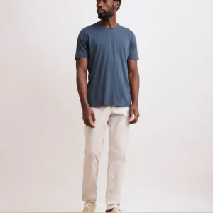 Pantalon Homme en Piqué Stretch Ecru Tyron