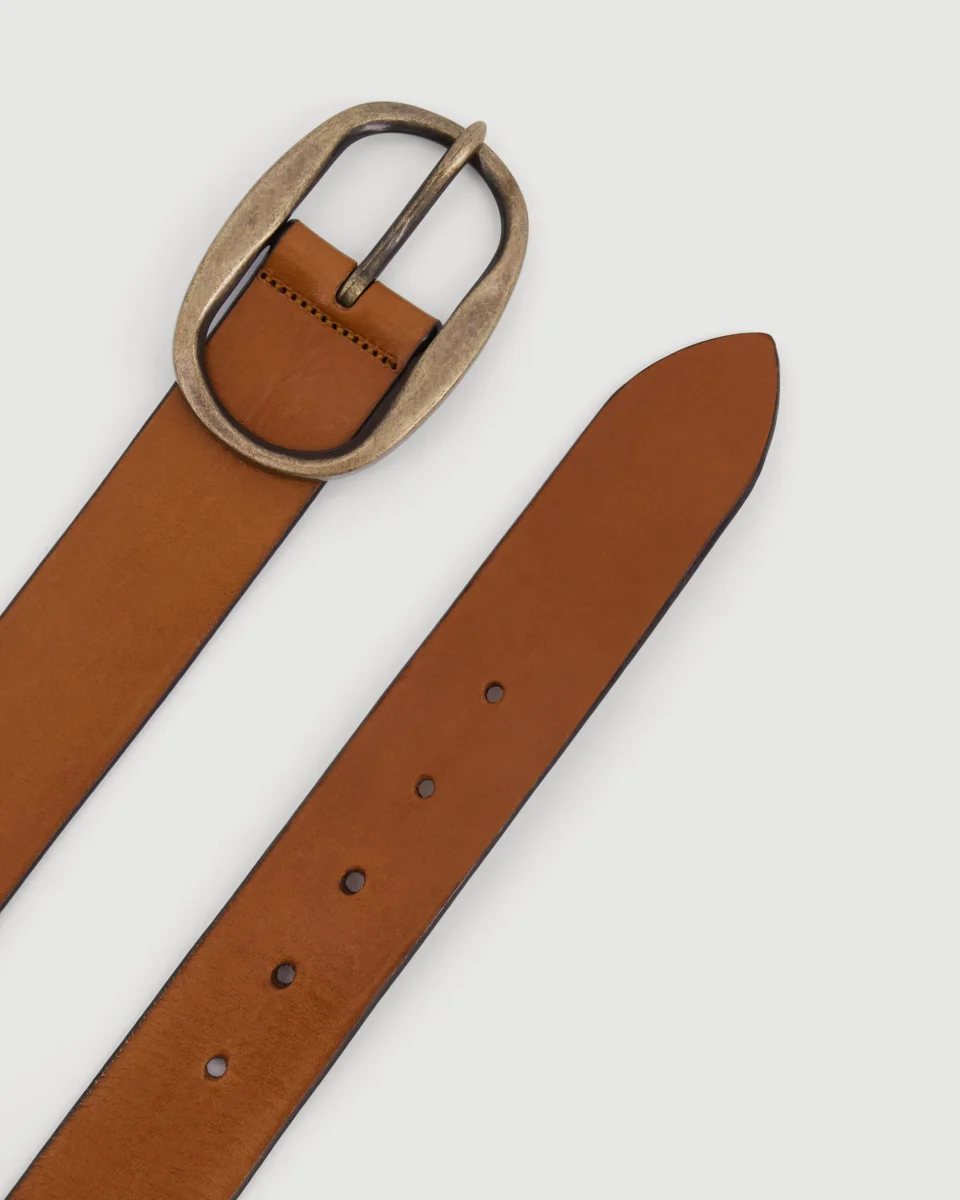 Ceinture Femme en Cuir Marron Angus Belt – Image 3