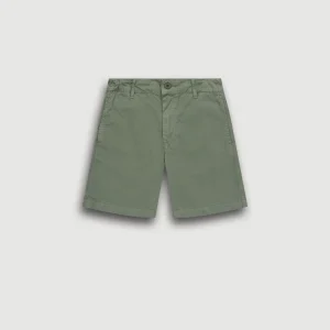 Short Garçon en Chino Vert Militaire Bucson