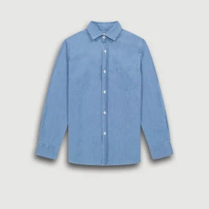 Chemise Garçon en Denim léger Indigo Paul