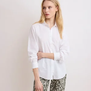 Chemise Femme en Voile de Coton Blanc Corazon