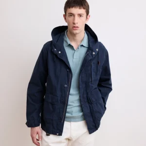 Blouson Homme en coton Bleu Marine Justin