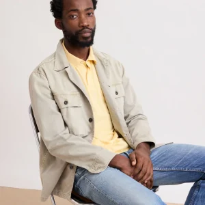 Veste Homme en Coton Beige Dar