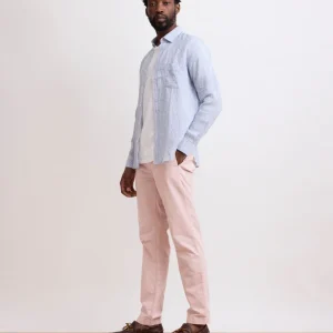 Pantalon Homme Chino Rose Pâle Tex