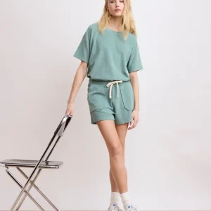 Short Femme en Éponge Vert Agave Tivu