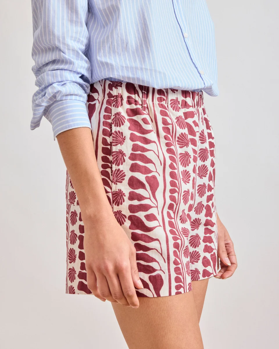 Short Femme en Lin & Coton Acajou Stef – Image 5