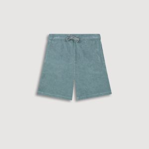 Short Garçon en Éponge Vert Celadon