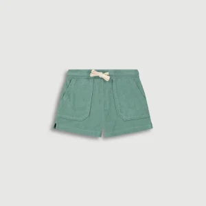 Short Fille en Éponge Vert Agave Tivu