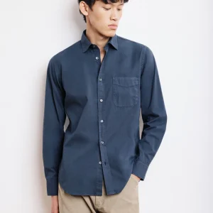 Chemise Homme en Gabardine de coton Carbone Storm