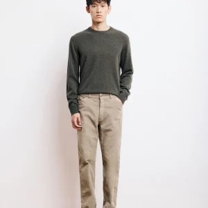 Pantalon Homme en Velours Côtelé Beige Terrence