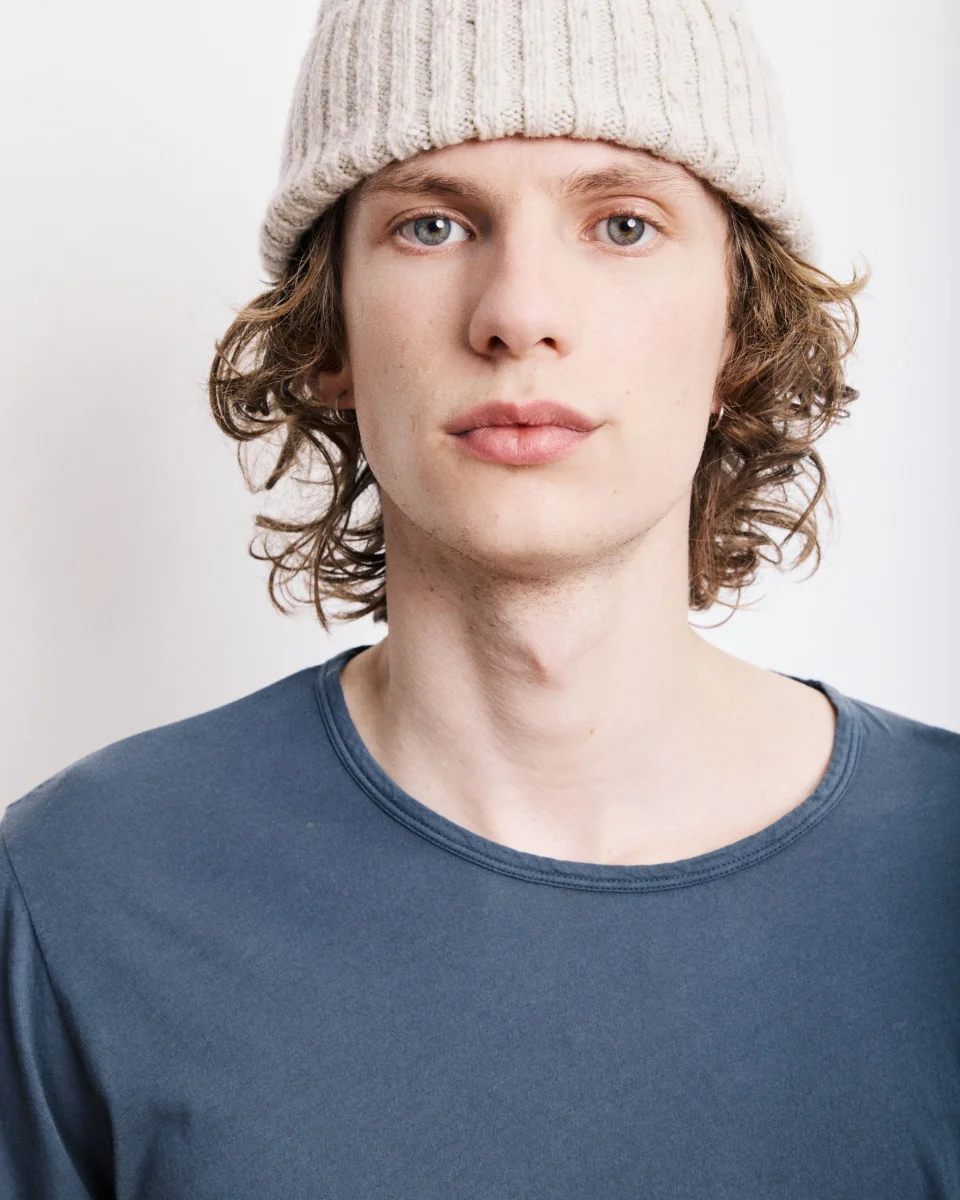 T-Shirt Homme en Jersey Léger Carbone Light Crew – Image 4