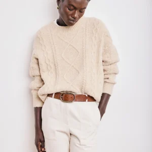 Ceinture Femme en Cuir Marron Angus