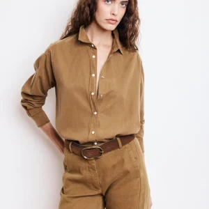 Chemise Femme en Tencel, Coton & Lin Mocha Cinema