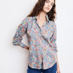 Chemise Femme en Coton Imprimé Liberty Coraz