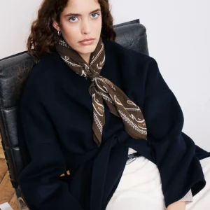 Bandana Femme en Laine Imprimé Vert Militaire