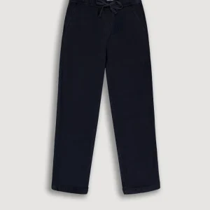 Pantalon Garçon en Velours Côtelé Bleu Marine Gym