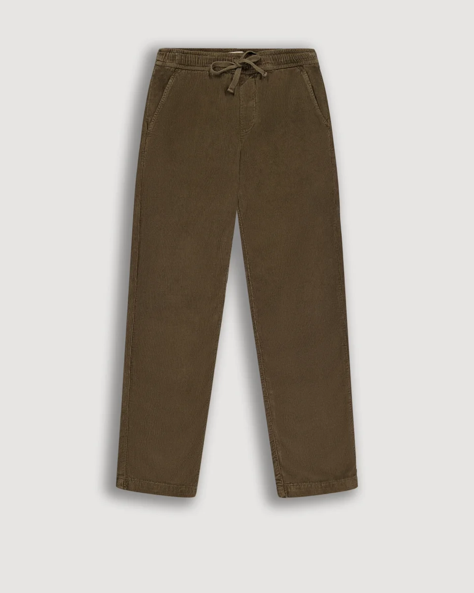 Pantalon Garçon en Velours Côtelé Bronze Gym