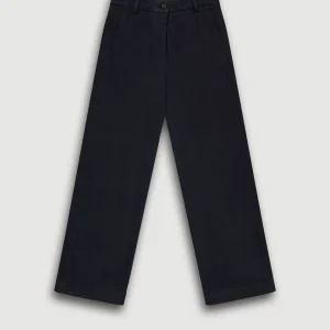 Pantalon Fille en Lyocell & Coton Bleu Pandore