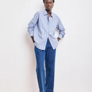 Pantalon Femme en Lyocell & Coton Denim Bleu Peyo