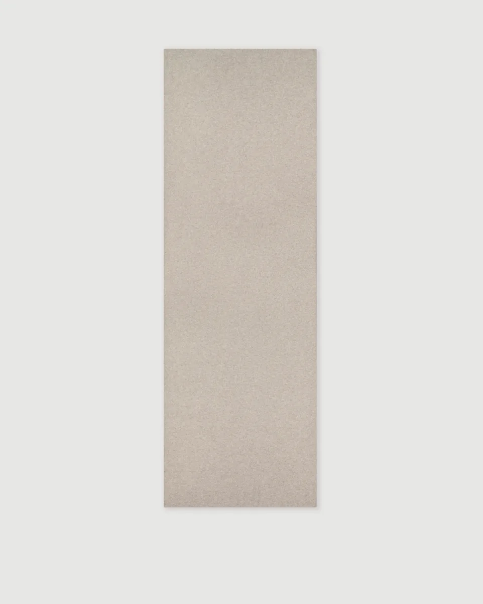 Echarpe Homme en Laine & Cachemire Beige – Image 3