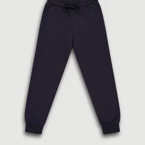 Pantalon Garçon en Molleton Bleu Marine Jog