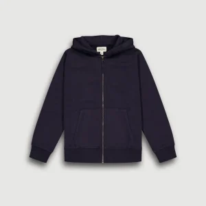 Sweatshirt à capuche Garçon en Molleton Bleu Marine