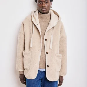 Manteau Femme en Sherpa Sable Visalia