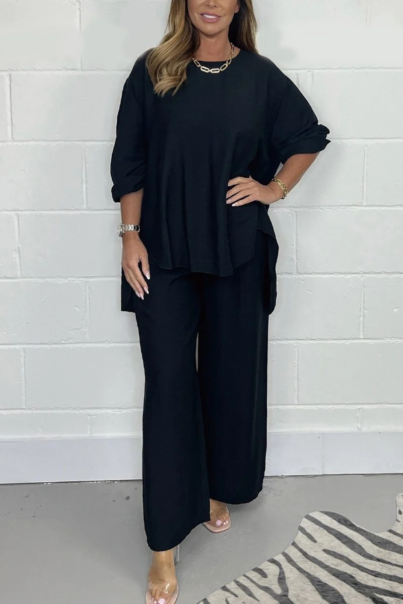 Combinaison Féline en Satin à Col Rond – Image 2