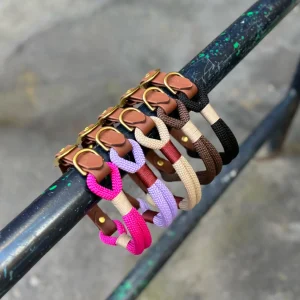 Collier corde et biothane