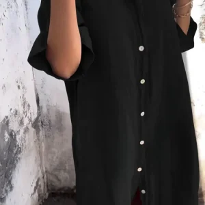 Milana | Robe longue style t-shirt