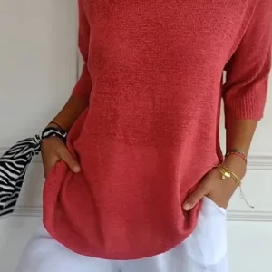 Sofia | Top en tricot à col en V