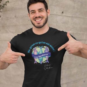 T-SHIRT HOMME PATRICK SÉBASTIEN "LES SARDINES"