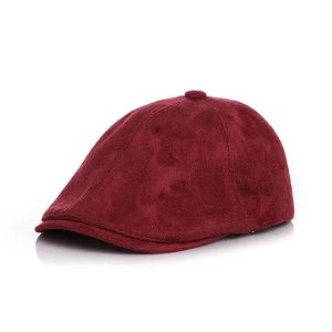 Casquette Béret Effet Daim