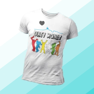 T-shirt Dirty Money Marseille