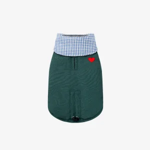 Manteau vert pour chien