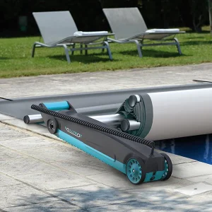 Enrouleur motorisé pour couverture à barres JD Roll-Cover