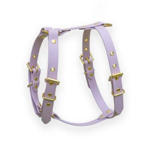 Harnais biothane Lilas