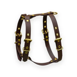 Harnais biothane Chocolat